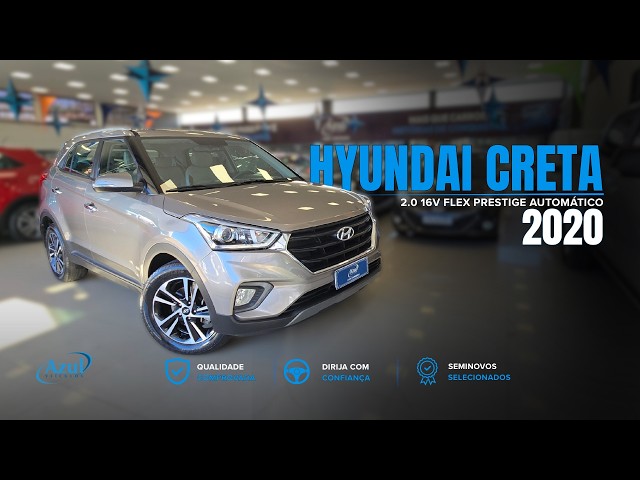Vídeo HYUNDAI CRETA 2.0 16V FLEX PRESTIGE AUTOMÁTICO
