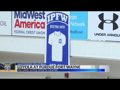 Mastodons volleyball honors legend Hector Soto, Dons fall to no. 8 Loyola Chicago