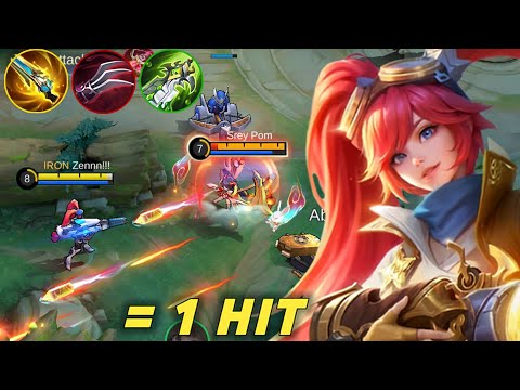 TOP 1 GLOBAL LAYLA BEST 1 HIT BUILD 2025!🔥 - THE MOST BRUTAL DAMAGE BUILD EVER!! | MLBB