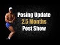 Natural Bodybuilding 132 : Posing 2,5 months Post Show