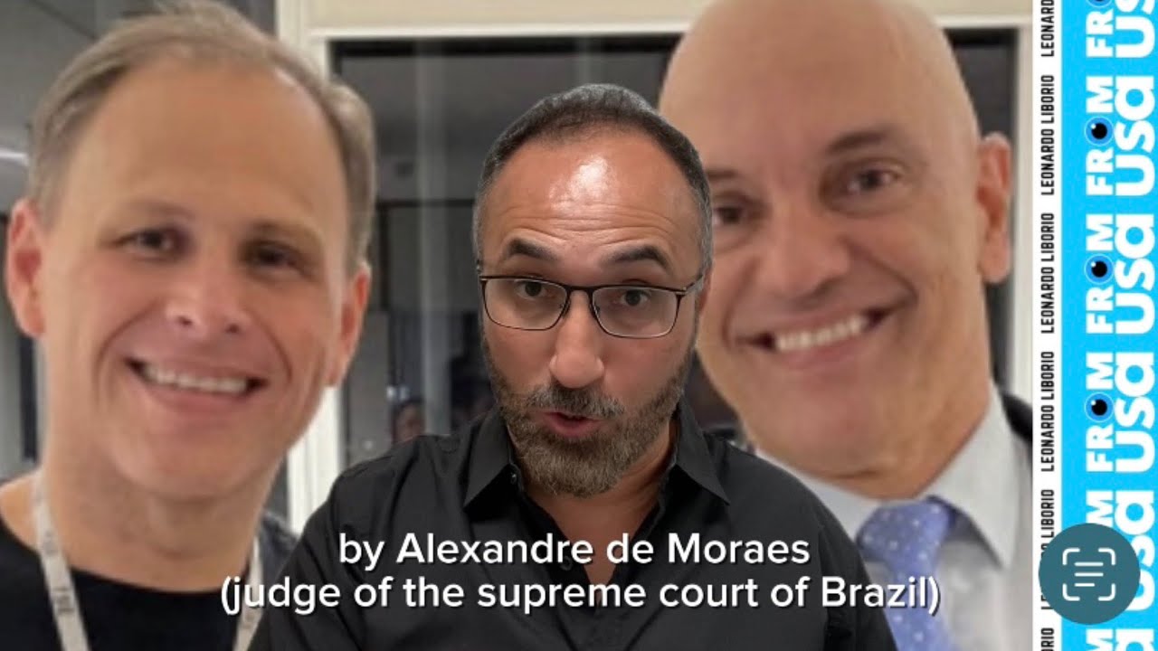 Vazamento de áudio: ‘Moraes perseguia a Direita’. Brazilian justice persecutes Conservatives.
