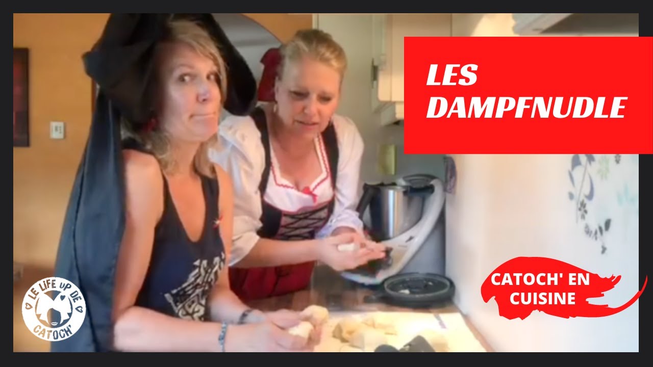 Comment faire des #Dampfnudel ? Avec #Catoch 🎀 et Séverine, la reine des #Dampfnudel 👑