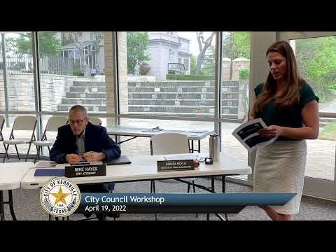City Council Workshop - April 19, 2022