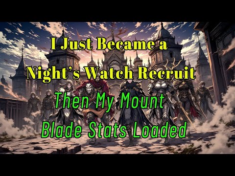 I Just Became a Night’s Watch Recruit—Then My Mount & Blade Stats Loaded#anime #dragonsdengr