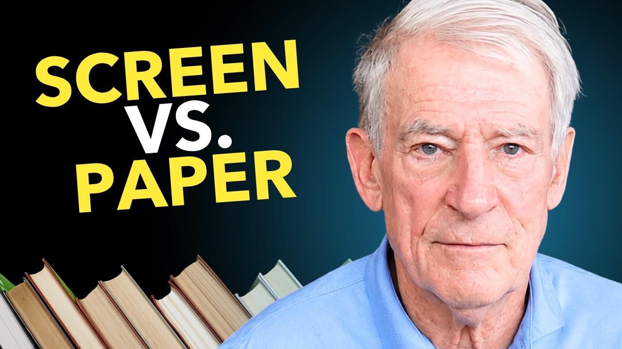Why paper books beat screens for learning (backed by research)