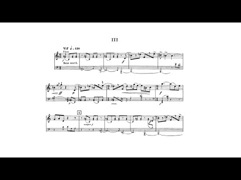 Florent Schmitt: Suite for trumpet (Reinhold Friedrich, trumpet) III