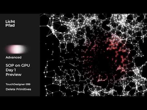 SOP on GPU - Geometry Shaders in TouchDesigner 099 Workshop - Day 1 Preview
