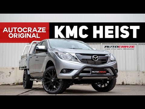 ⚙️ THE OUTLAW ⚙️// Mazda BT-50 Wheels & Tyres - KMC Heist Rims// AutoCraze 2017