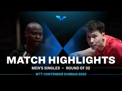 Sun Wen vs Quadri Aruna | MS R32 | WTT Contender Durban 2023