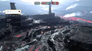 【SWBF】実況？キモ声dkがお届けするAIMの合わないバトルフロント　11月25日