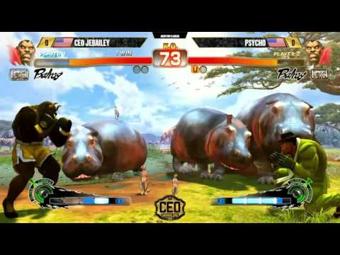 "BBR" USF4 AT CEO2016 - CEO JEBAILEY vs PSYCHO (1080p HD)