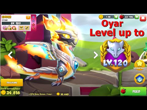 Ancient Oyar level up to 120-Dragon Mania Legends | Enchant Arena Battle | DML