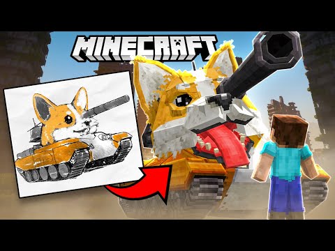 I Turned YOUR Drawings into Minecraft Mobs!