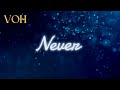 Tasha Layton - Never (Lyrics Video)