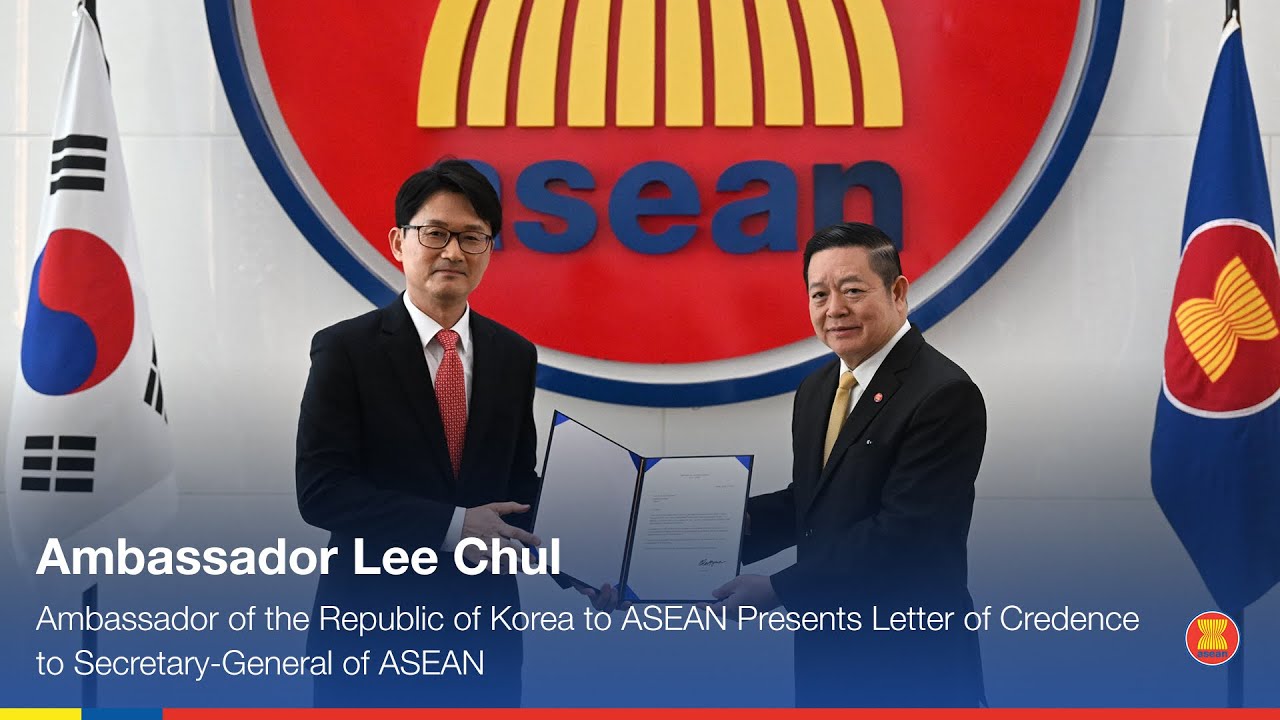 Ambassador of Republic of Korea to ASEAN Presents Letter of Credence to Secretary-General of ASEAN