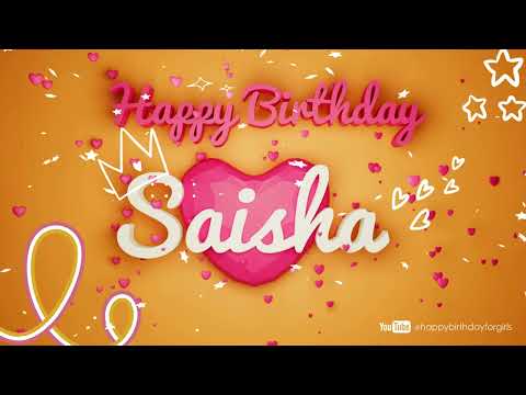 Saisha #birthday #special #video #wishes Happy birthday song - Happy birthday to you