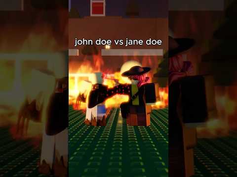 John Doe vs Jane Doe Forsaken Roblox animation #forsaken #roblox #animationmeme #robloxshorts