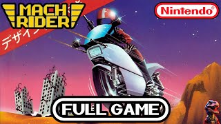 Mach Rider 1985 | NES Longplay | Classic Retro Gameplay | No Commentary
