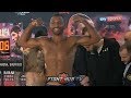 KELL BROOK WEIGHTS-IN AT 150LBS - LOOKING IN FANTASTIC SHAPE