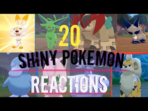 20 Amazing Shiny Pokemon Reactions | Pokemon Sword and Shield