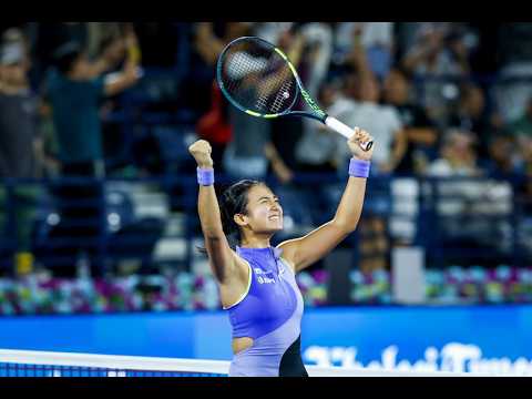 HUGE UPSET VICTORY OVER WORLD NO  8 Jasmine Paolini at the Dubai Tennis Championships