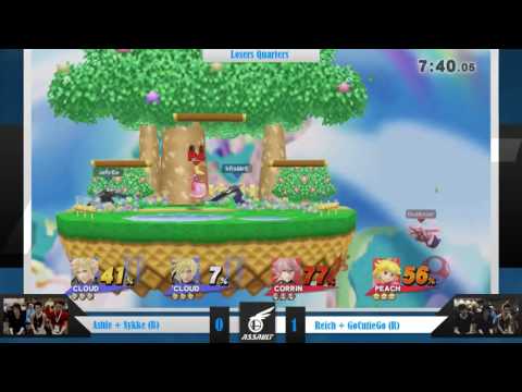 Otafest Assault 4 - Smash 4 Doubles - Ashley + Sykke (Blue) vs Reich + GoCutieGo (Red)
