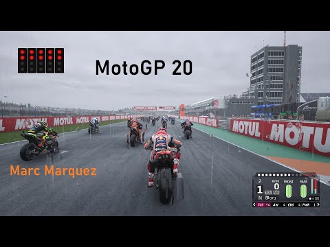 MotoGP 20 - Marc Marquez  in Circuit Ricardo Tomo Valencia Spain -  Gameplay (HD) 1080p60FPS