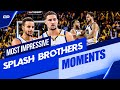 Most Impressive Steph Curry Klay Thompson Splash Brothers Moments