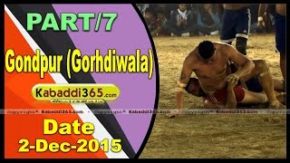 (1) Gondpur (Garhdiwala) Kabaddi Tournament 2 Dec 2015