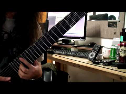 technical 8string guitar working for PROFOUND HATRED OF MANKIND