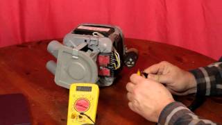 Whirlpool & Kenmore Washer Won't Spin or Drain, Just Hums - Testing Capacitor, Waterpump