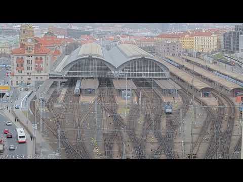 Hlášení Praha hlavní nádraží - Zpoždění vlaku Os 9060, 30.3.2024 [INISS 2]