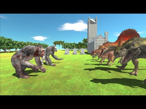 NEW and OLD GORO THE GIANT vs Every Faction⚡️- Animal Revolt Battle Simulator