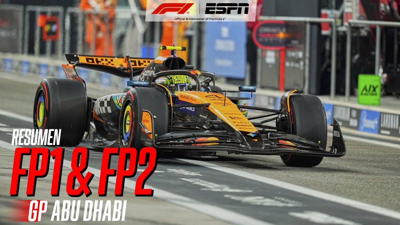 NORRIS DOMINÓ EN ABU DHABI | COLAPINTO TUVO BUEN ARRANQUE, PERO TERMINÓ EN EL FONDO | RESUMEN