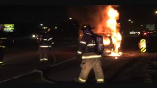 Everything That Could Explode Did Explode At This Car Fire In Lake Station Indiana.