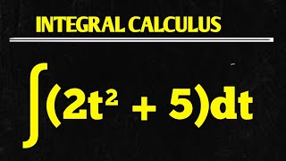 How To Solve Integral Calculus