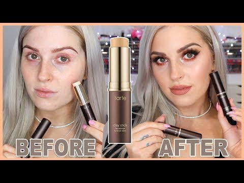 First Impression Review! 💜✨ TARTE STICK FOUNDATION Video