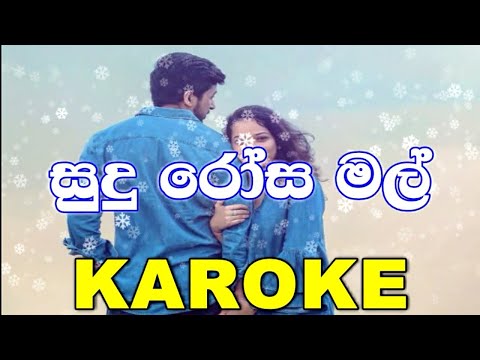 Sudu Rosa Mal - Shihan Mihiranga Karaoke Without Voice