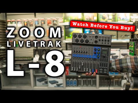 ZOOM LiveTrak L-8 | Watch Before you Buy!