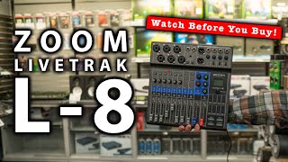 Video thumbnail for ZOOM LiveTrak L-8 | Watch Before you Buy! by Isaac Turner Music