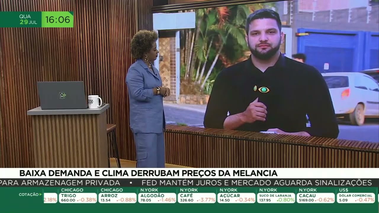 Baixa demanda e clima derrubam preços da melancia