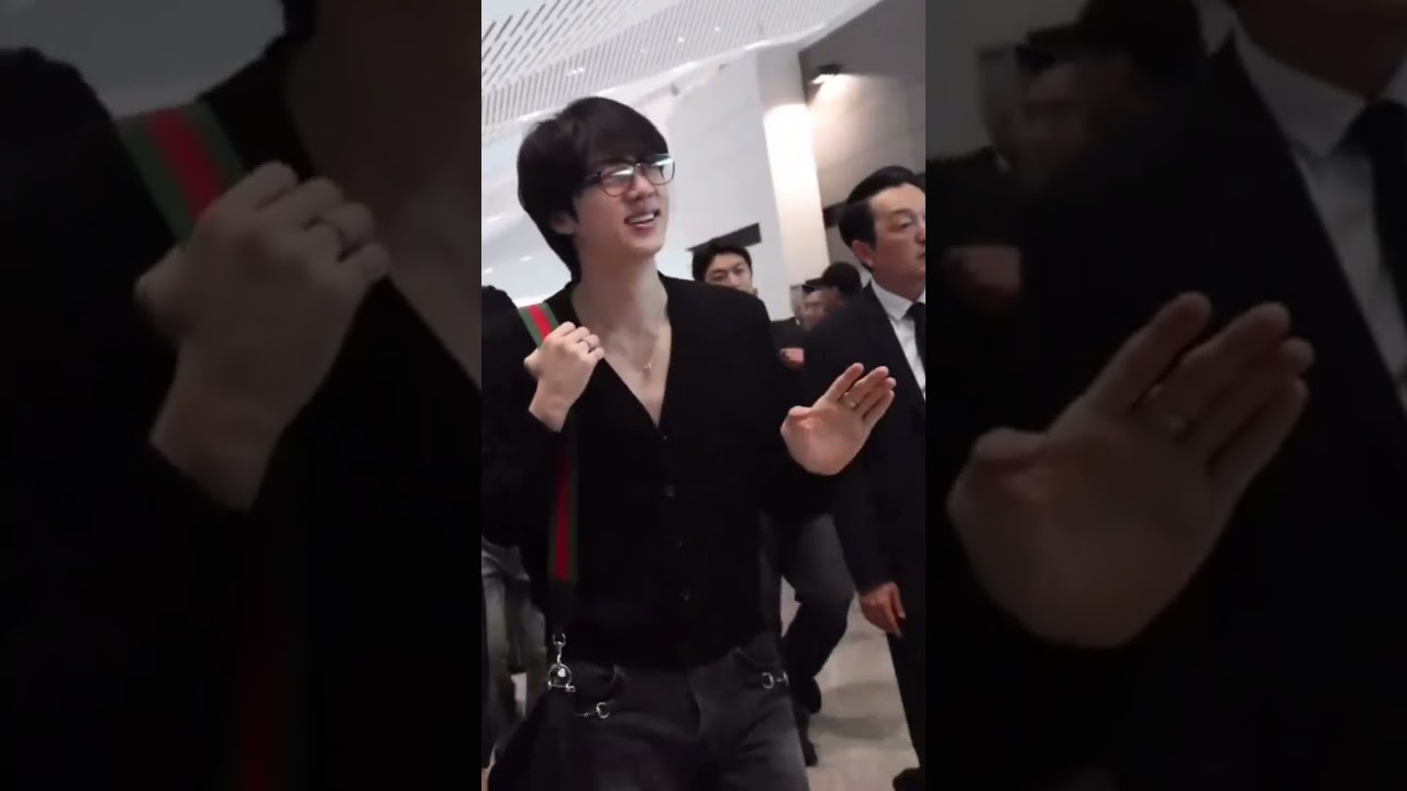 HAVE A SAFE FLIGHT LOVE #seokjin #JIN #v #BTS