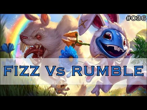 KR Shin as Fizz Vs Rumble - Top Lane #036