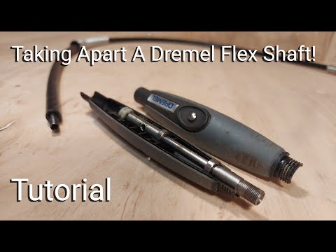 What's Inside a Dremel Flex Shaft!  Disassemble and Assemble