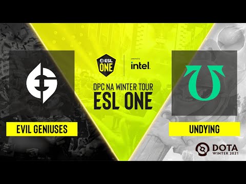 Dota2 - Evil Geniuses vs. Undying - Game 1 - DPC NA Winter Tour - ESL One