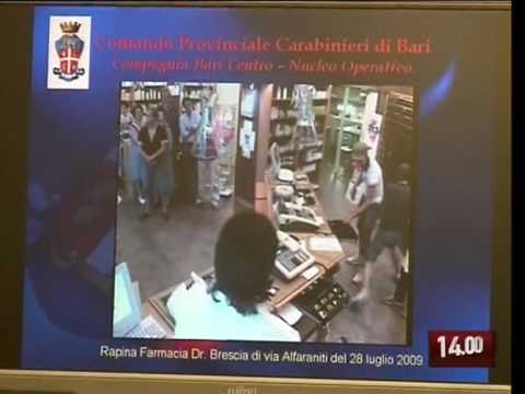 TG 27.01.10 Bari, in galera la baby gang delle farmacie