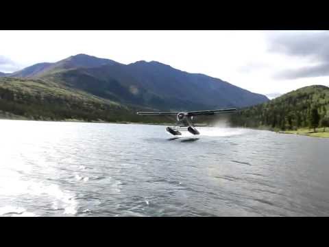 Alaska Rainy Pass Seaplane takeoff