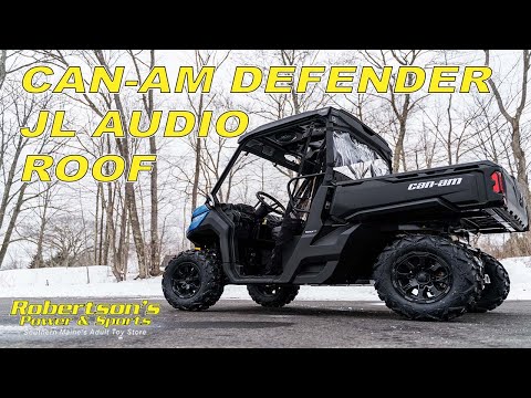 2022 CAN-AM DEFENDER DPS HD9 ROOF AUDIO SYSTEM BY JL AUDIO