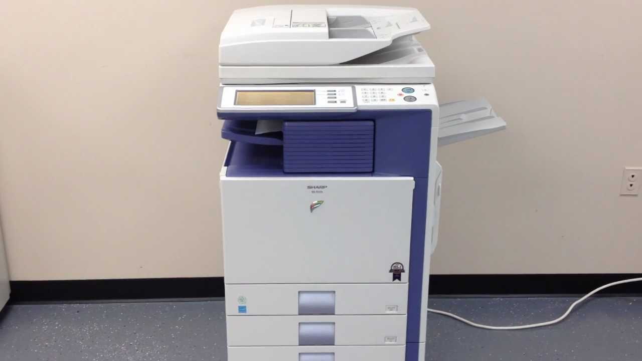 Testing of Sharp 3501