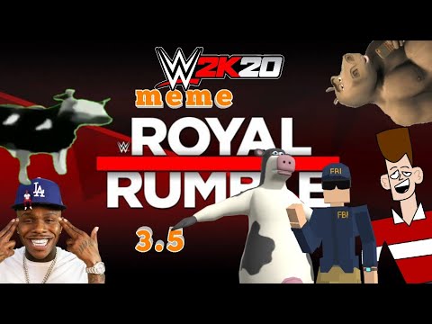 WWE 2K20 - Meme Royal rumble 3.5 (meme rumble)